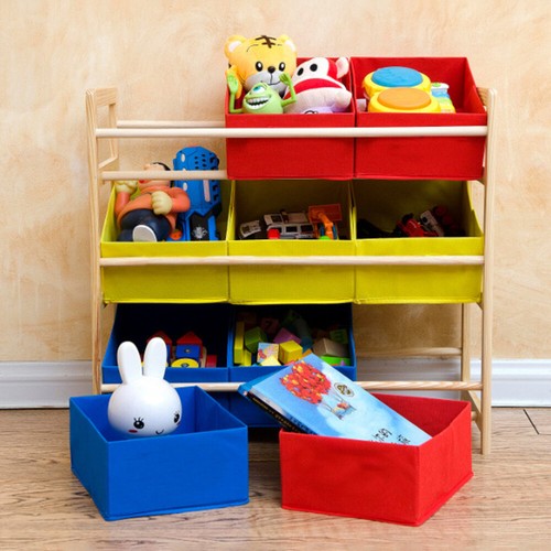 Kids toy storage rack unit - kids,