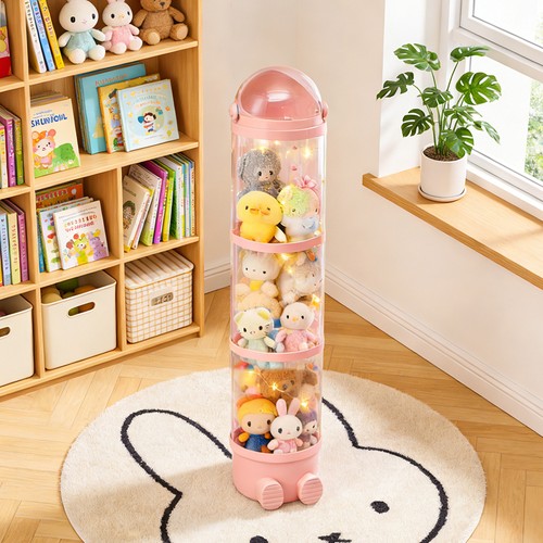 Kids transparent toy storage - transparent,
